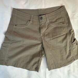 Kuhl Kontour 6" Shorts Size 8 Olive Khaki